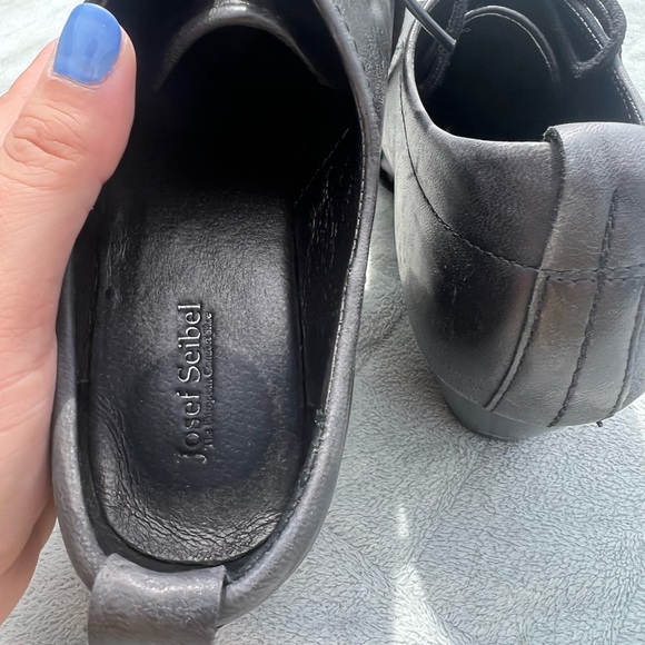 Josef Seibel Tina Pump Lace-up Heeled Oxford Size 10 (41) - Picture 6 of 7